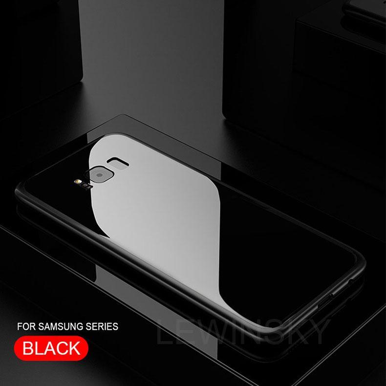 Samsung Galaxy S8+ / Samsung Galaxy S8 plus - Tempered Glass case Back cover Phone Cover