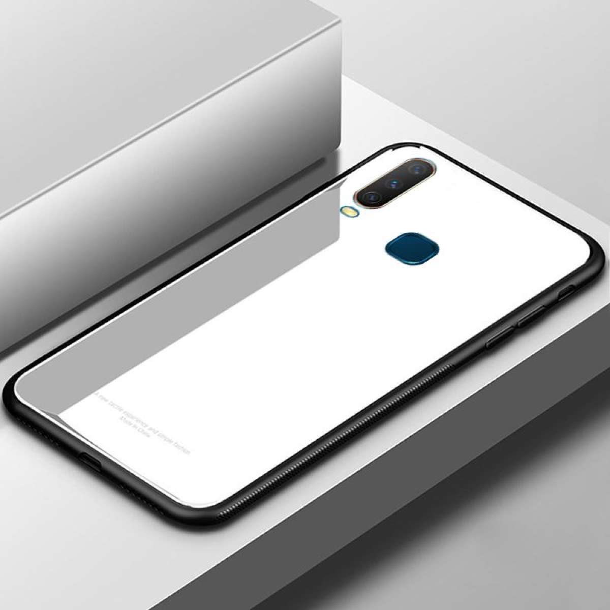 vivo Y12i / Y3 Standard / Y3 / Y3S / U10 HONG KONG Design Tempered Glass case Back cover Phone case