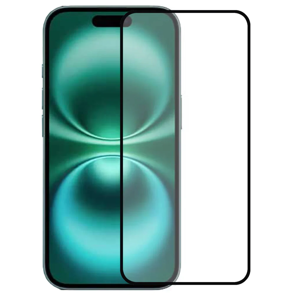 iPhone 16 Pro Full Hd Transparent 9H Screen Protector 9D Tempered Glass
