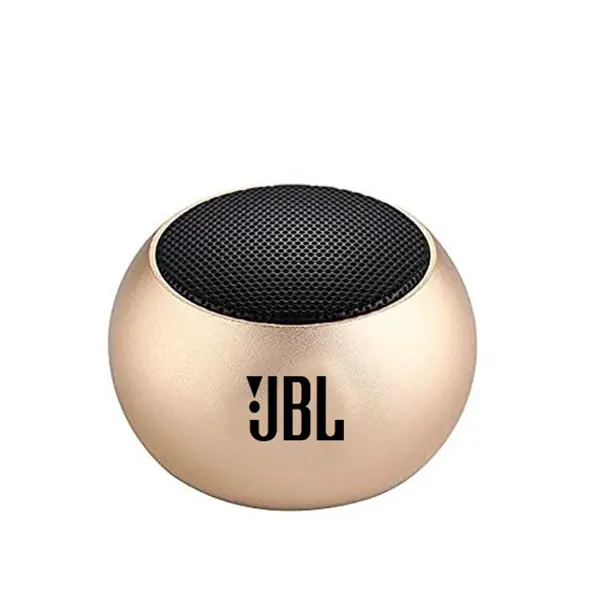 Bluetooth Speaker JBL M3 Mini Portable Metal Body Pocket Size GOLDEN