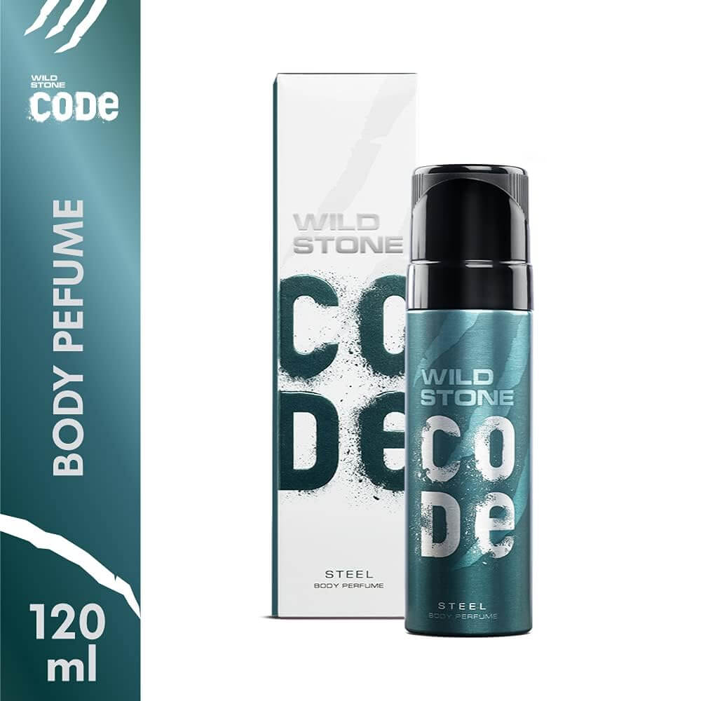 International Product Wild Stone - Code Steel No Gas Body Spray for Men 120ml