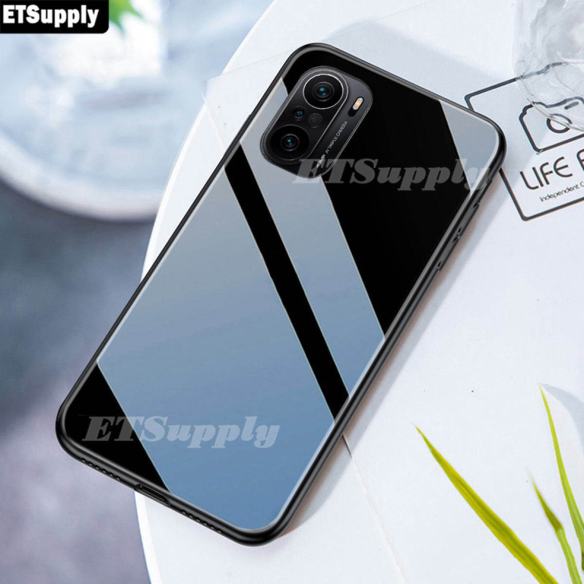 Xiaomi Poco F3 / Redmi K40 / Redmi K40 Pro / Redmi K40 Pro Plus / Mi 11i / Mi 11X / Mi 11X Pro  HONG KONG Design Tempered Glass case Back cover Phone case black